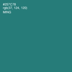 #257C78 - Ming Color Image