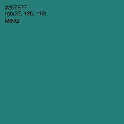 #257E77 - Ming Color Image