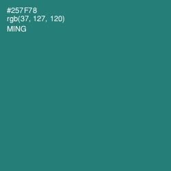 #257F78 - Ming Color Image