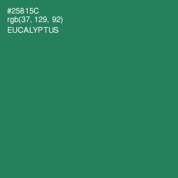 #25815C - Eucalyptus Color Image