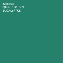 #25816B - Eucalyptus Color Image