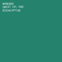 #25836D - Eucalyptus Color Image