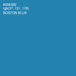 #2583B2 - Boston Blue Color Image