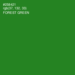 #258421 - Forest Green Color Image