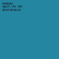 #2586A2 - Boston Blue Color Image