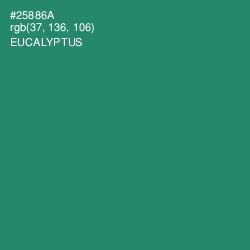 #25886A - Eucalyptus Color Image