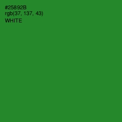 #25892B - Forest Green Color Image