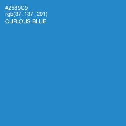 #2589C9 - Curious Blue Color Image