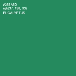 #258A5D - Eucalyptus Color Image