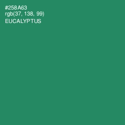 #258A63 - Eucalyptus Color Image
