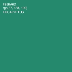 #258A6D - Eucalyptus Color Image