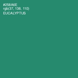 #258A6E - Eucalyptus Color Image