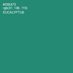 #258A73 - Eucalyptus Color Image