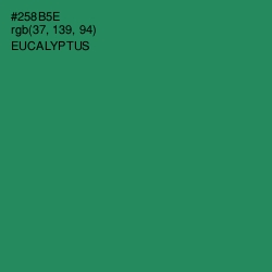 #258B5E - Eucalyptus Color Image