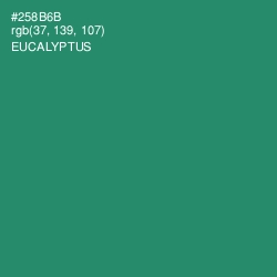 #258B6B - Eucalyptus Color Image