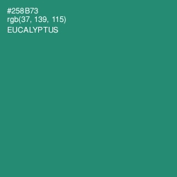 #258B73 - Eucalyptus Color Image
