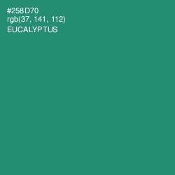 #258D70 - Eucalyptus Color Image
