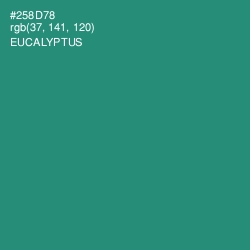 #258D78 - Eucalyptus Color Image