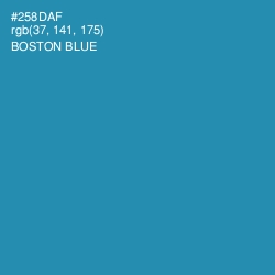 #258DAF - Boston Blue Color Image