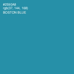 #2590A8 - Boston Blue Color Image