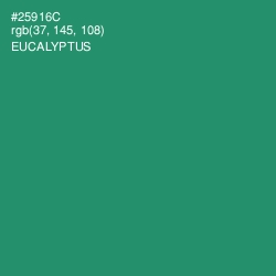 #25916C - Eucalyptus Color Image