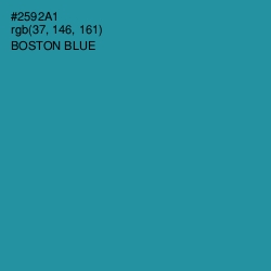 #2592A1 - Boston Blue Color Image