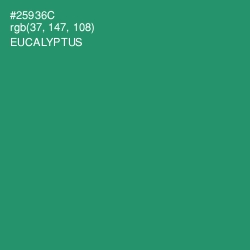 #25936C - Eucalyptus Color Image