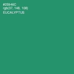 #25946C - Eucalyptus Color Image