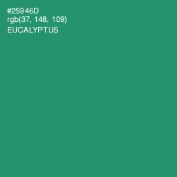 #25946D - Eucalyptus Color Image