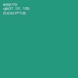 #25977D - Eucalyptus Color Image