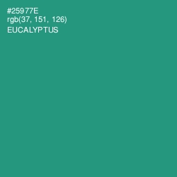 #25977E - Eucalyptus Color Image