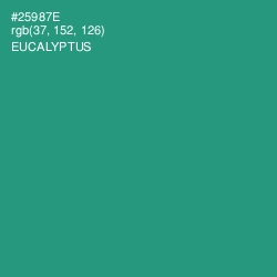 #25987E - Eucalyptus Color Image