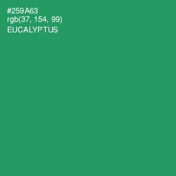 #259A63 - Eucalyptus Color Image