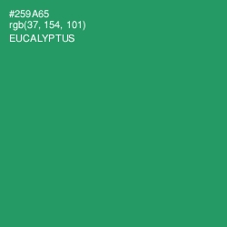 #259A65 - Eucalyptus Color Image