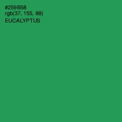 #259B58 - Eucalyptus Color Image