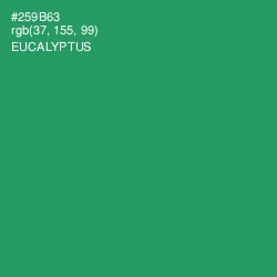 #259B63 - Eucalyptus Color Image