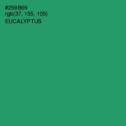 #259B69 - Eucalyptus Color Image