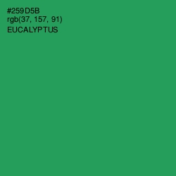 #259D5B - Eucalyptus Color Image