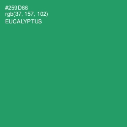 #259D66 - Eucalyptus Color Image