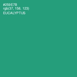 #259E7B - Eucalyptus Color Image