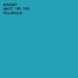 #25A0B7 - Pelorous Color Image