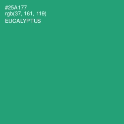 #25A177 - Eucalyptus Color Image