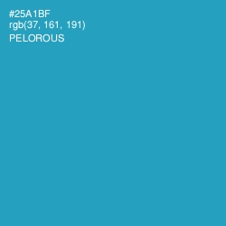 #25A1BF - Pelorous Color Image