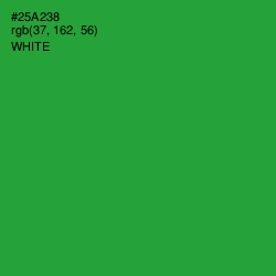 #25A238 - Forest Green Color Image