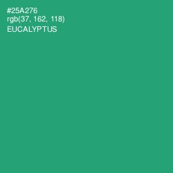 #25A276 - Eucalyptus Color Image