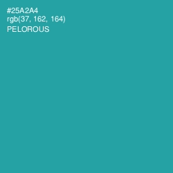 #25A2A4 - Pelorous Color Image