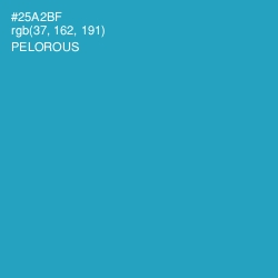 #25A2BF - Pelorous Color Image