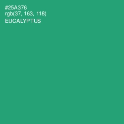 #25A376 - Eucalyptus Color Image