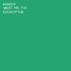 #25A570 - Eucalyptus Color Image