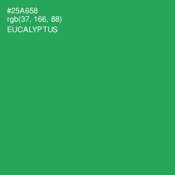 #25A658 - Eucalyptus Color Image